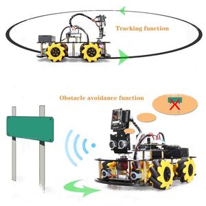 ESP-32 Roboter Link Kinder intelligente pädagogische Spielzeug auto iot Ultraschall intelligente Hindernis vermeidung Programmierung Auto Kit