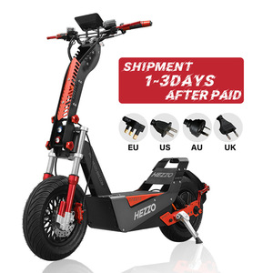 Patinete eléctrico inteligente de dos ruedas HEZZO F8 con motor impermeable de 8000W y 72V, pantalla LCD de movilidad de alta velocidad, tipo de Sensor de freno de disco - Product Image 3