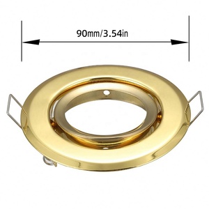 Gömme tavan çerçevesi led spot konut OEM ODM aşağı aydınlatma armatürü GU10/GU5.3/MR16/MR11 braketi tam renkli spot ışık kutusu - Product Image 6