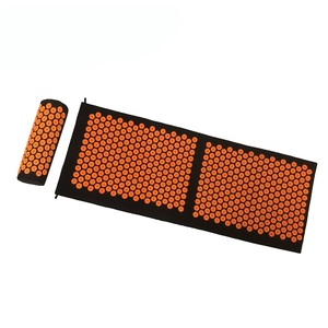 Eco Frindly Spiked <strong>Yoga</strong> Mat Akupressurmatte Spike <strong>Shakti</strong> Acupuncture Massage Mat and Pillow Set - Product Image 4