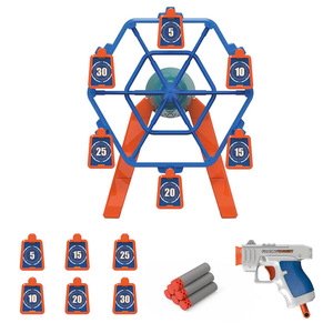 หมุนระเบิดปืนเกมยิงเป้าหมายการปฏิบัติของเล่นด้วยปืนกระสุนอ่อน - Product Image 2