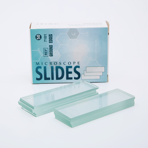 Microscopio de laboratorio con borde de tierra, Tobogán de vidrio liso, fabricación de fábrica, 7101 - Product Image 3