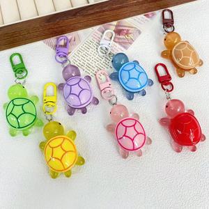 可定制彩色夜光海龟钥匙扣配件动漫钥匙扣树脂海龟钥匙扣装饰 - Product Image 2