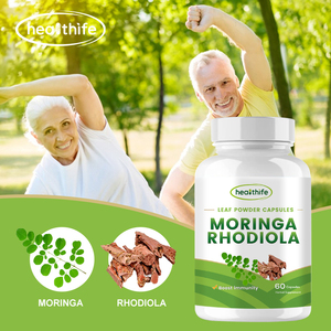 Kapsul <span class=keywords><strong>Rhodiola</strong></span> <span class=keywords><strong>Rosea</strong></span> Moringa Oleifera untuk dukungan imun 800mg Rosabella Moringa kapsul - Product Image 4
