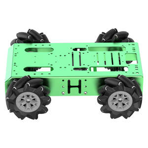 Hiwonder Large Metal 4WD Mecanum Wheels Fahrzeug chassis für Arduino/Raspberry Pi/ROS Roboter mit 12V Encoder Getriebe motor
