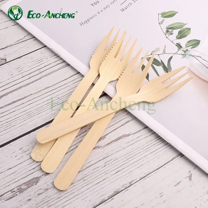 Premium Bamboo Bamboo Mini Cocktail Tasting Forks Fruit Picks Party Supplies  1000 Piece