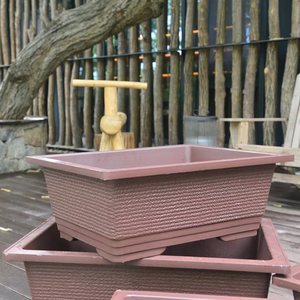 กระถางบอนไซทรงสูงพลาสติกหนามีความเสถียรสำหรับกระถางต้นไม้แบบจีน - Product Image 6