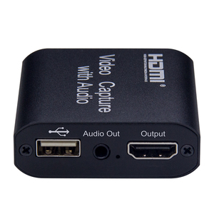 Tarjeta de captura de vídeo HDMI portátil Salida de audio en bucle Juegos en línea Enseñanza Imágenes médicas Transmisión en vivo Interfaz de entrada USB