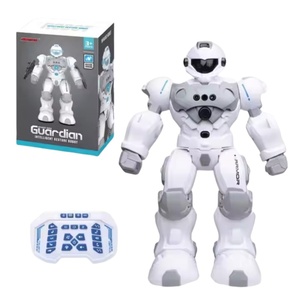 2024 Robot intelligente RC giocattolo elettronico di plastica per la programmazione di controllo dei gesti di musica leggera per bambini funzioni sonore da passeggio - Product Image 1