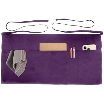 1 paquet de tablier de serveur-violet