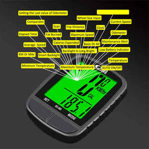 Multifunction Large Screen <strong>Wireless</strong> Wired Rainproof Water Resistant <strong>Cycling</strong> Speedometer Bike Bicycle <strong>Computer</strong> - Product Image 4