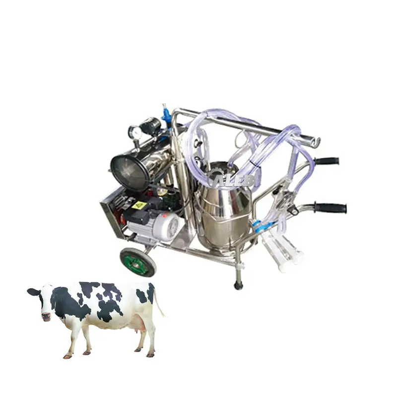 widely used vacuum pump extracting milking machine dairy farm/piston pump penis milking machine cow milker dairy farm machinery