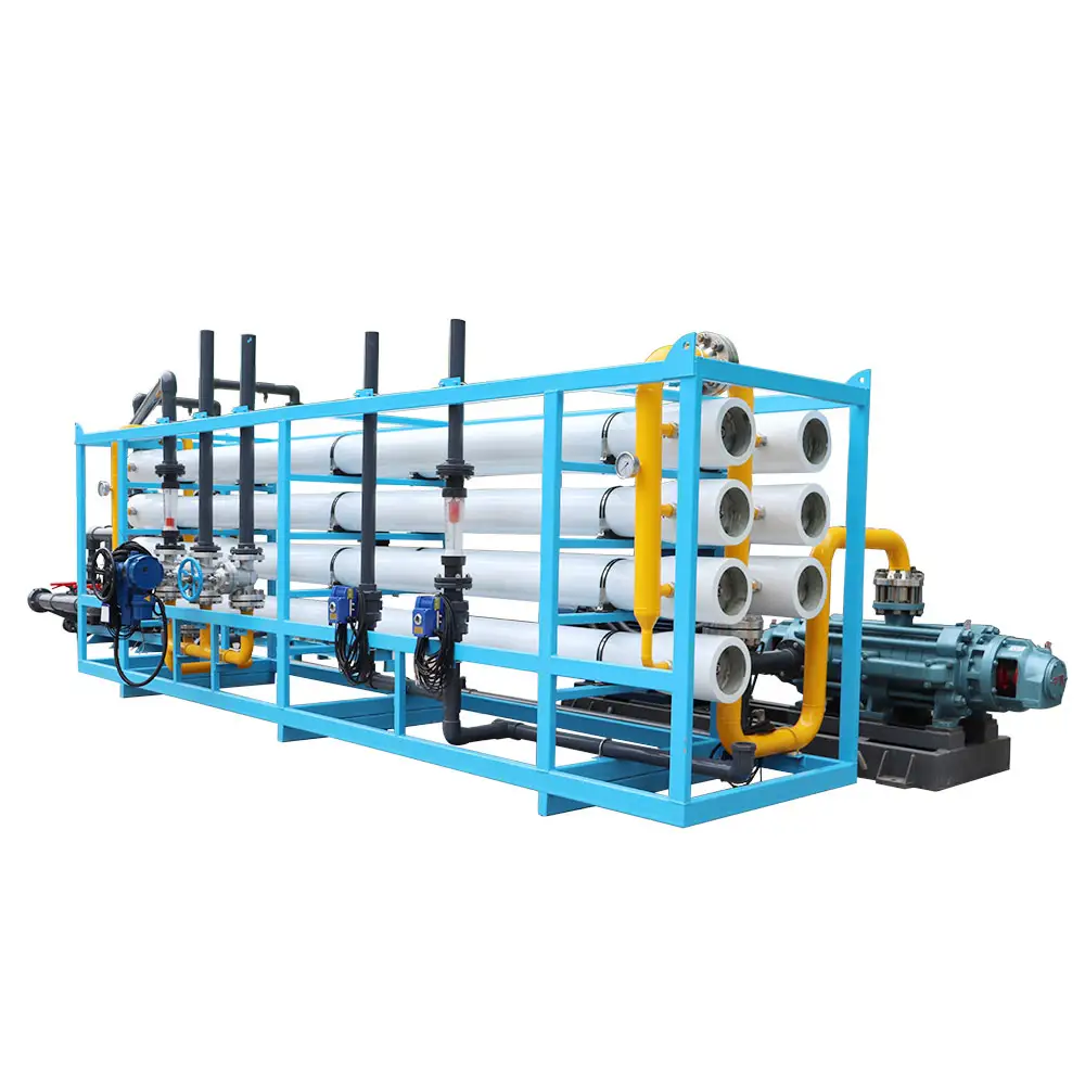 Système de purification de l'usine de traitement de filtre à eau solaire de dessalement de mer 35T par heure