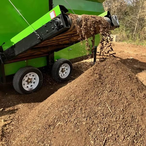 Công suất cao di động phân chia màn hình trommel quay với động cơ & hộp số 60 m/h - Product Image 1