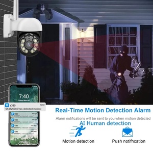 Tuya 1080p 4ch 8ch Mini PTZ Human Motion Tracking <strong>Security</strong> Camara NVR DVR System Wireless 2MP IP66 Waterproof WiFi CCTV <strong>Camera</strong> - Product Image 4