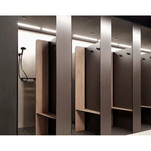Floor Mounted Public <strong>Wc</strong> Hpl Compact Toilet Cubicle <strong>Partition</strong> - Product Image 6