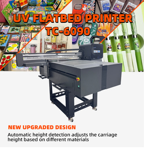 Görsel kamera CCD konumlandırma A1 6090 UV mürekkep püskürtmeli 3 kafa cam ahşap Metal PVC panel deri BASKI MAKİNESİ ile masaüstü yazıcı - Product Image 3