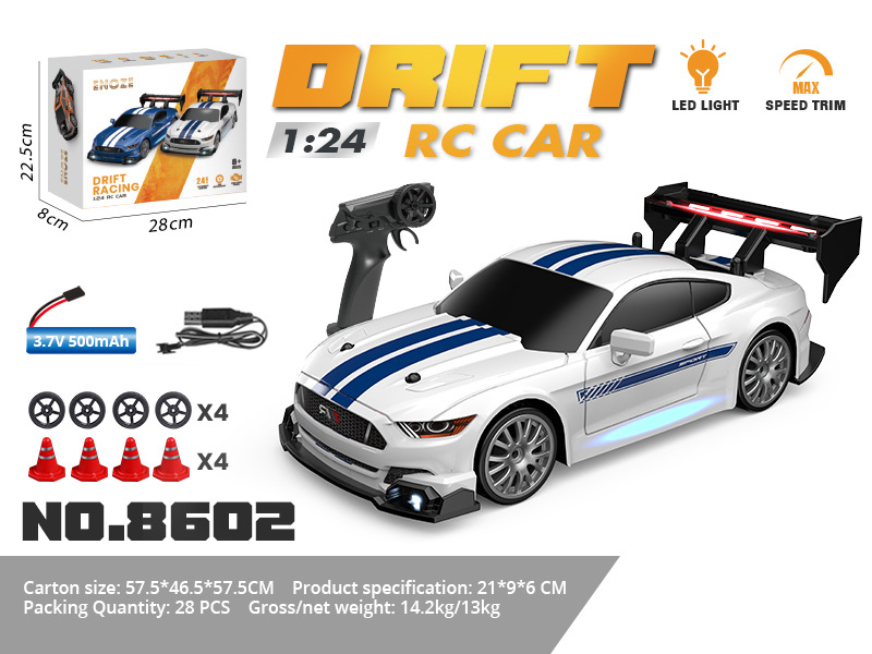 8602 White Mustang