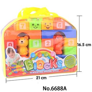 Plastik DIY montaj eğitim öğretici oyuncaklar DIY yapı taşları setleri - Product Image 2