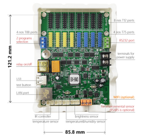 BX-6M3P/6 M3(E + RS232 + RS485) Steuer karte LED-Anzeige WIFI-Steuer karte