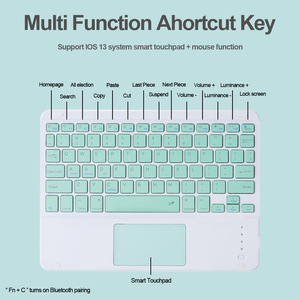 Aplicable a tableta computadora teclado Bluetooth Android Apple teléfono móvil inalámbrico Bluetooth teclado ratón máquina de aprendizaje