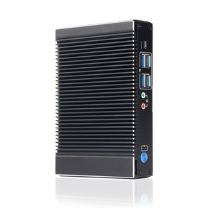 PC industrial resistente Celeron N3160 Quad Core DDR3 Dual LAN TPM HD VGA Dual Display PC integrada sin ventilador para autoservicio Kisok