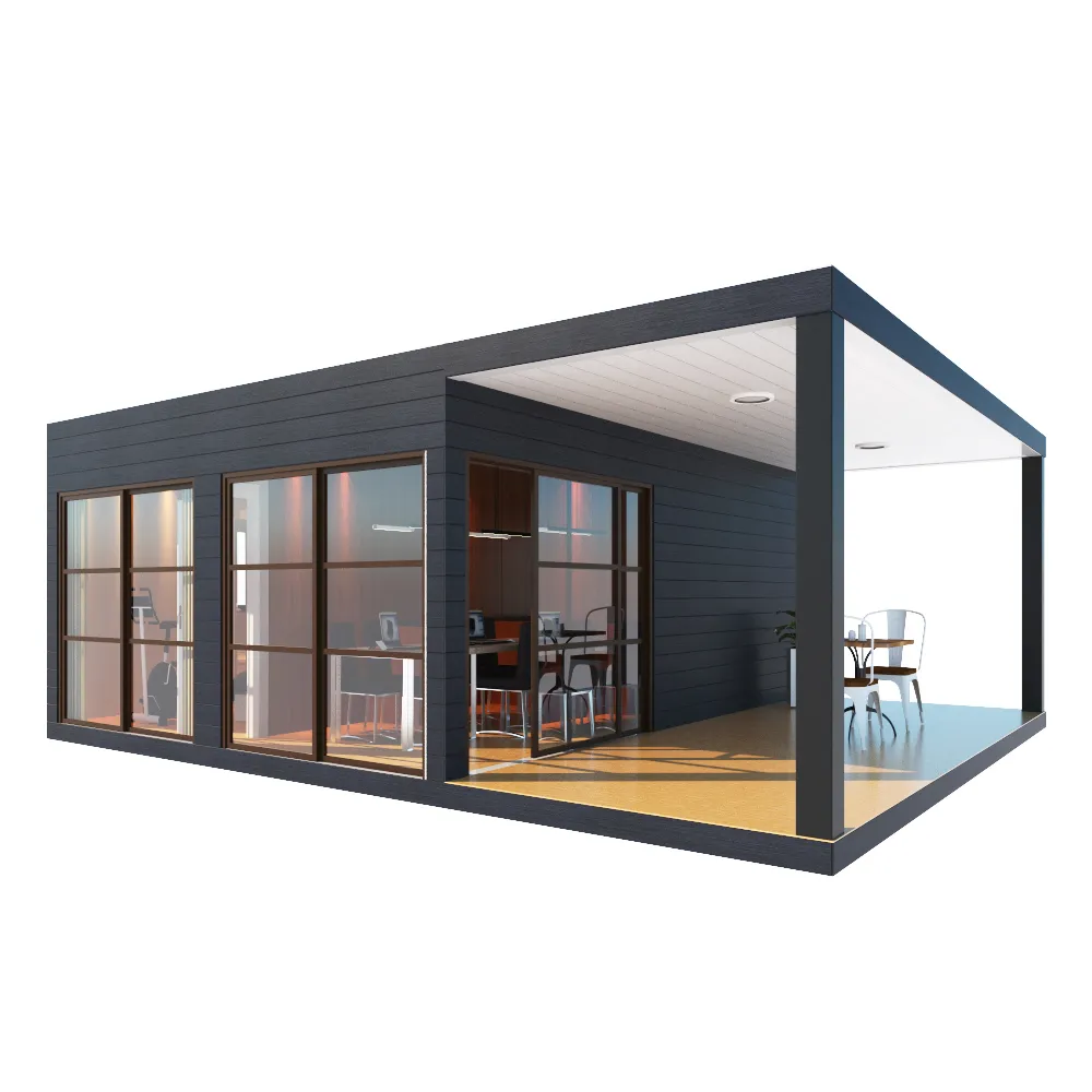 Prefab modulaire container huis gebruikt voor kantoor, villa, eigen huis, magazijn, hotel, slaapzaal