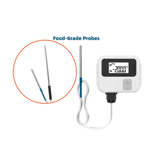 Indicador de registrador de datos de temperatura industrial Sala de laboratorio Invernadero Inalámbrico Ble Sensor de temperatura inalámbrico