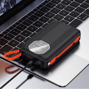 工厂低价5000毫安时电源组迷你电源组配有有线内置电缆电源组 - Product Image 6