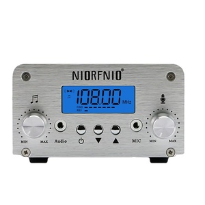 15w调频收音机发射机套件，带电脑控制蓝色控制u盘高保真立体声 - Product Image 1