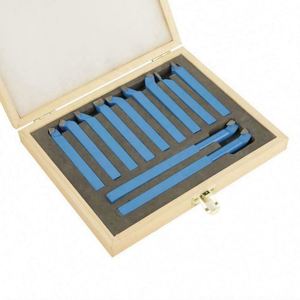Lathe <strong>Tools</strong> Mechanical Machine <strong>Tool</strong> Bit 11pcs <strong>Manual</strong> Holder Cutting <strong>Tool</strong> <strong>Set</strong> Carbide Tip External <strong>Turning</strong> Boring Bit - Product Image 3