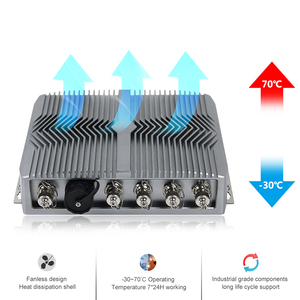 Linux PC M12 impermeabile molte porte con Ce Rohs Fcc prova impermeabile certificazione Linux Mini PC incorporato