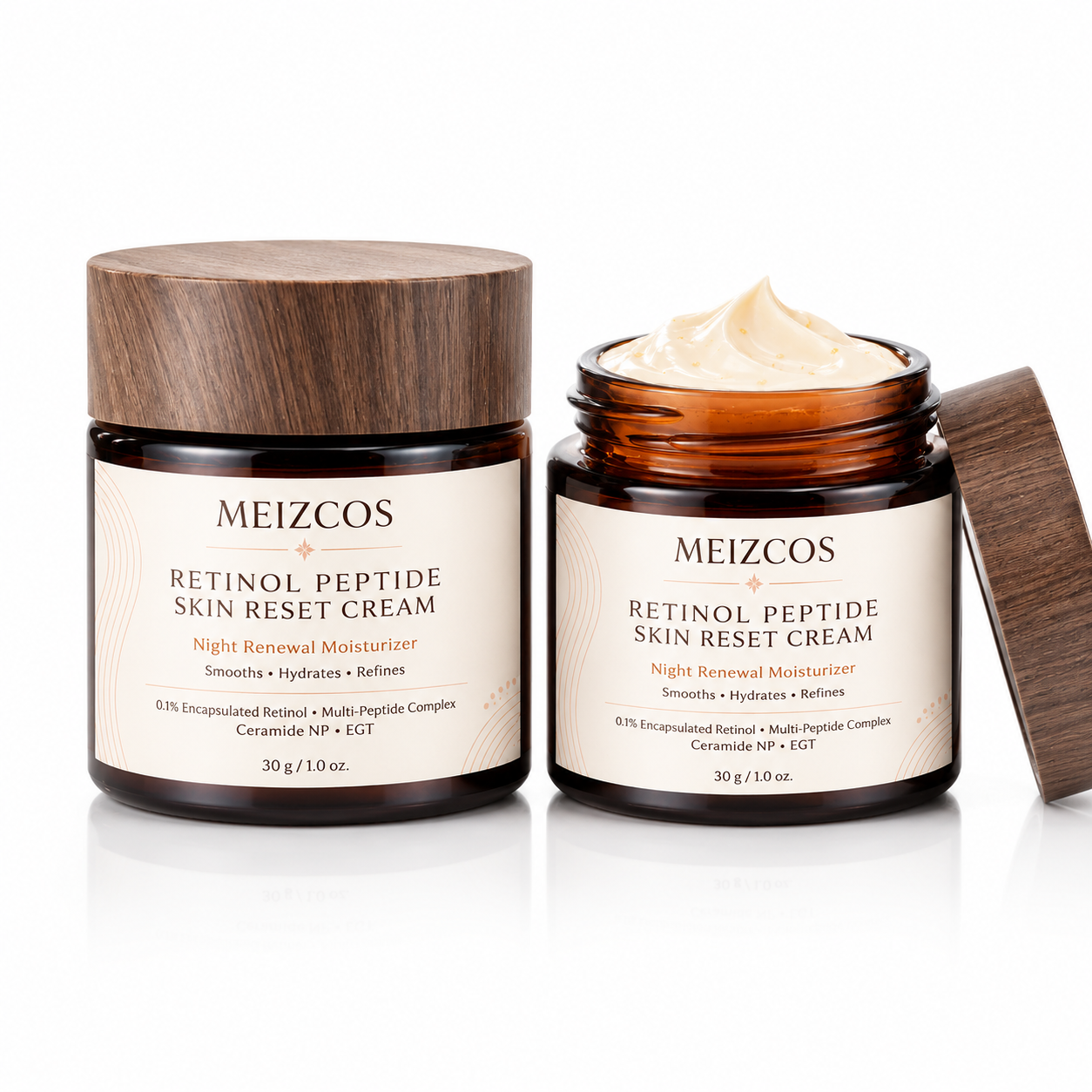 Crème Réinitialisante pour la Peau au Rétinol et Peptides
