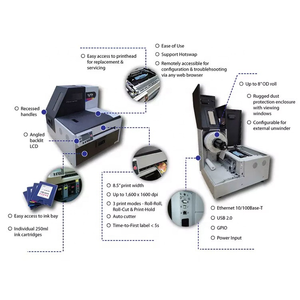 OR-VP700 Digital Roll to Roll Label Printing Machine Inkjet <strong>Printer</strong> for Labels - Product Image 3