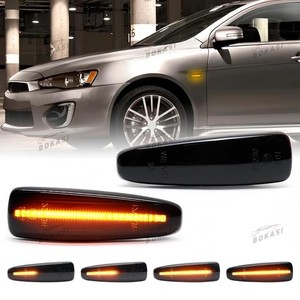 Bokasi สัญญาณไฟเลี้ยวด้านข้าง LED แบบไดนามิกสำหรับ Mitsubishi Lancer Evolution X Triton-Sequential Flash INDICATOR - Product Image 3