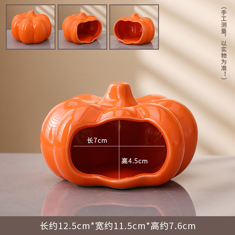 Citrouille plate orange (pour hamsters)