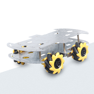 Tscinbuny Mecanum Wheel Doppels chicht Auto-Chassis aus Aluminium legierung für Arduino Smart Robot Car - Product Image 3