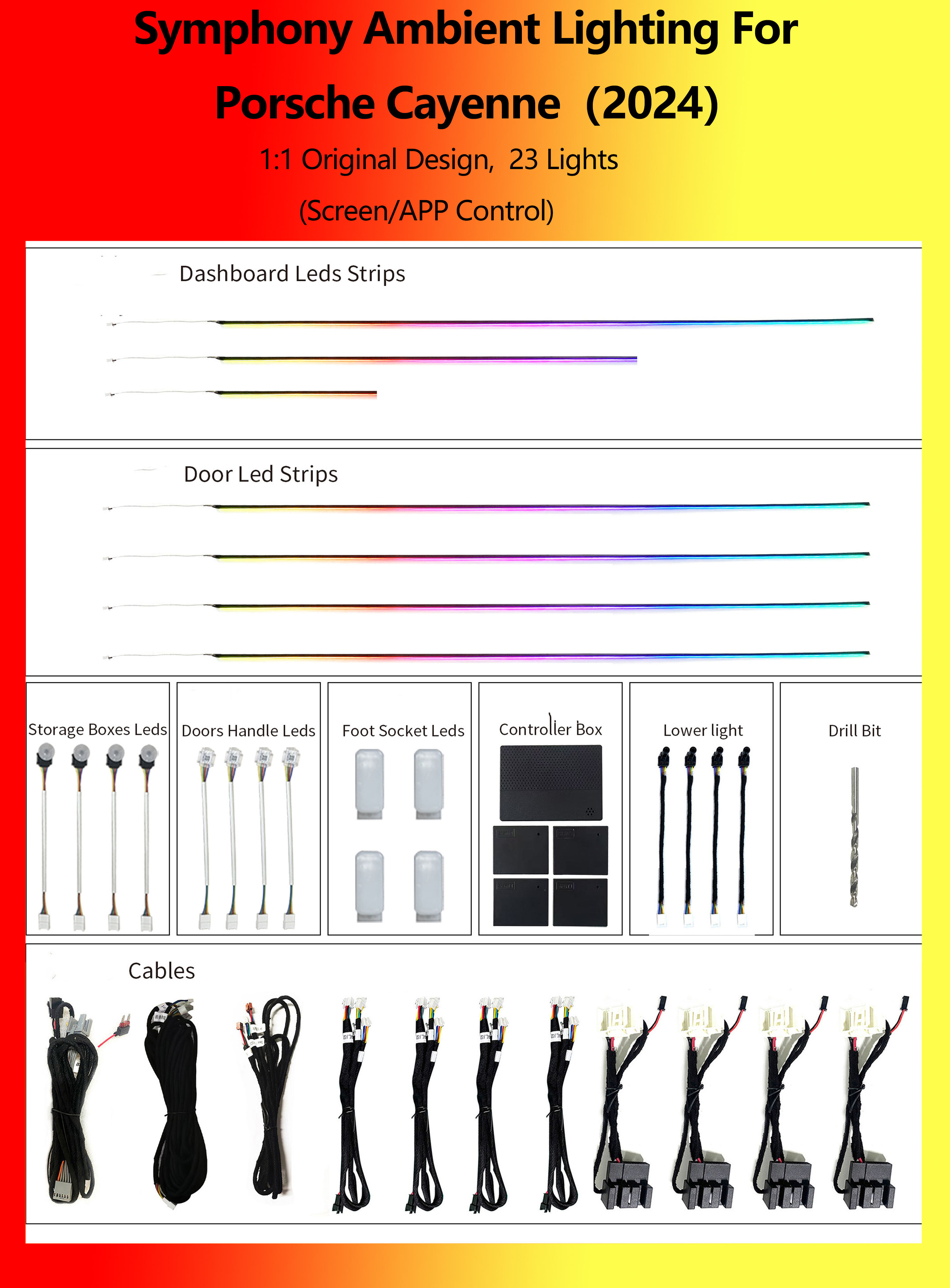 Porsche Cayenne Symphony 23 Lights