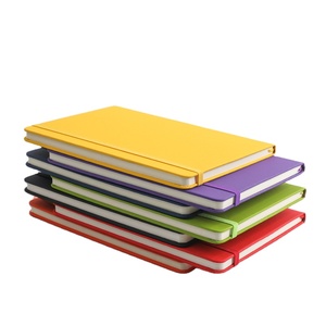 Cross-border A5 Elastic Strap Notepad Simple Pu Business <strong>Notebook</strong> Full Horizontal Line Inner Page Diary Book Spot - Product Image 1