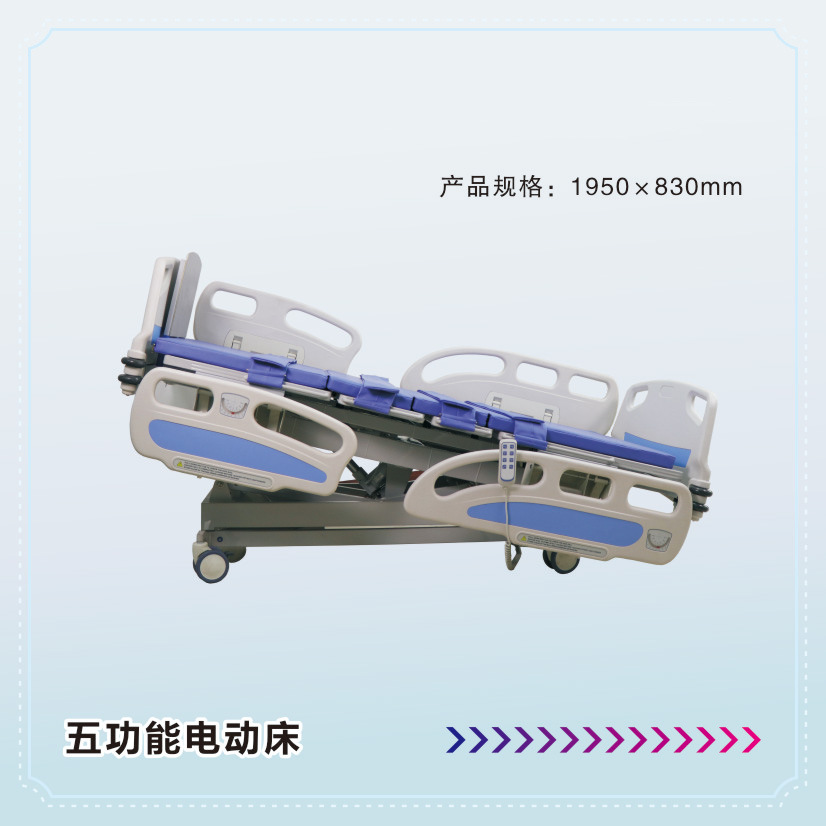 Five-function electric bed
