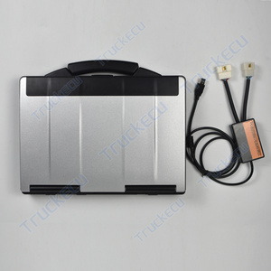 CF53 dizüstü bilgisayar + Hitachi Dr.ZX teşhis USB kablosu ekskavatör <span class=keywords><strong>PC</strong></span> teşhis aracı ZX-5a ZX-1 ZX-3 elektrik test cihazı