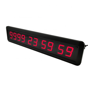 1.8 pollici 10 cifre giorni ore minuti secondi Led orologio da parete digitale conto alla rovescia Timer da palestra - Product Image 1