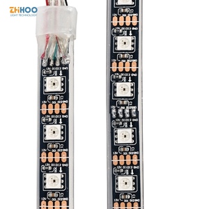 เมจิกสีสมาร์ท RGB SMD5050 พิกเซลยืดหยุ่นแอดเดรสควบคุมไฟ LED WS2815 GVS8208