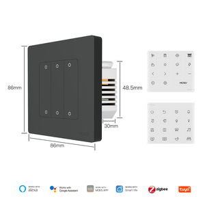 ZigBee Star Ring Smart Light interruttore a pulsante interruttore scena 6Gang interruttore a parete filo neutro richiesto lavoro con Alexa Google Home - Product Image 4