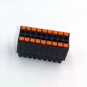 Bloques de terminales enchufables macho y hembra, 15EDGKNH-3.5, 3,5mm de paso, doble fila, Conector de bloque de terminal - Product Image 3