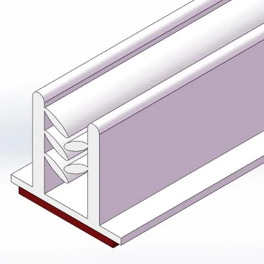 HZL Fabbrica Flessibile Su Misura di Plastica Trasparente Display PVC Acrilico Scaffale del Supermercato Segno Pinza Grip Striscia di Supporto di Carta Price Tag