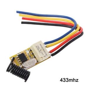 Relay Remote Switch DC 3.7V 4.2V 5V 6V 7.4V 8.4V 9V 12V Output 0V Dry Contact Relay Switching Value NO COM NC 315MHz 433MHz 62KB - Product Image 2