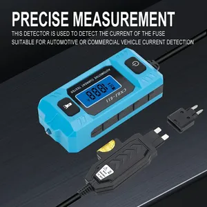 2025 12V Rango 0,01 ~ 19.99a Probador de circuito de coche Fusible de prueba de corriente Herramienta de diagnóstico Detector de reparación Galvanómetro Automotriz - Product Image 2
