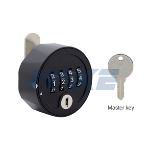 MK718 metallo codice pubblico una volta valida combinazione rotonda blocco armadietto con chiave Master - Product Image 2