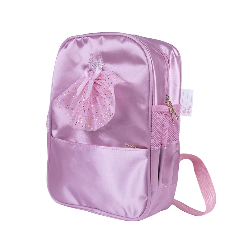 女の子用ピンクバックパック子供用おしゃれなポータブルバッグバレエトレーニングカスタムビジネスギフト - Product Image 3